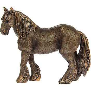 Art Bronze Shire Horse Small